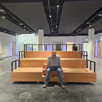 Vorschaubild - Fahrbare Sitzinsel - Sparkasse Nürnberg